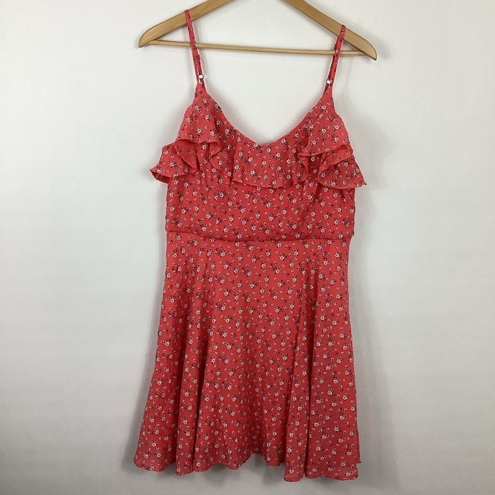 Trixxi Floral Ruffled Dress Size Large